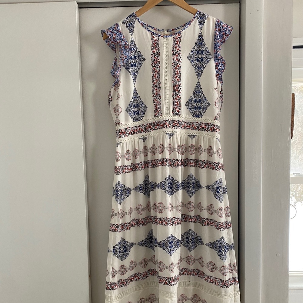 Beautiful floral loft midi dress